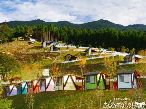 ▲新竹五峰乡好麻吉私房景点亲子露营地。（图／何师父提供）