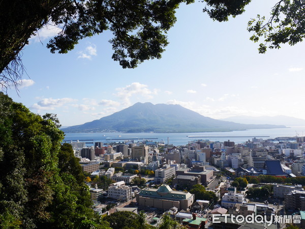 ▲鹿儿岛城山展望台。(图/记者彭怀玉摄)