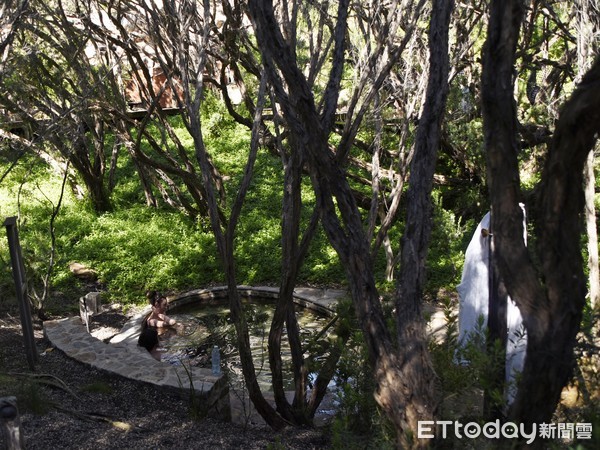 ▲澳洲旅游,温泉,莫宁顿半岛,Peninsula Hot Springs。(图/记者陈涵茵摄)