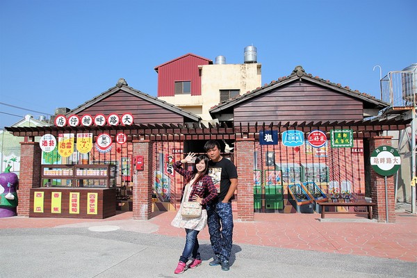 ▲彰化大村大路畔柑仔店彩绘墙。(图/旅游夜市趴趴走提供)