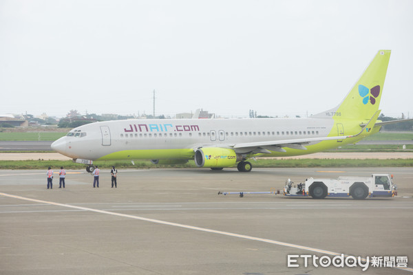 ▲%颊婧娇宅Jin Air,韩国,廉价航空,波音737-800(图/记者季相儒摄)