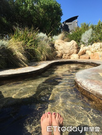 ▲澳洲旅游,温泉,莫宁顿半岛,Peninsula Hot Springs。(图/记者陈涵茵摄)