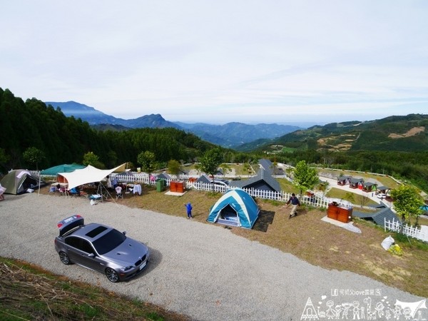 ▲新竹五峰乡好麻吉私房景点亲子露营地。（图／何师父提供）