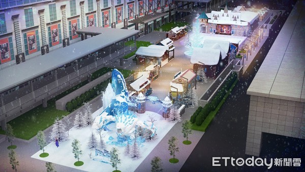 ▲冰雪奇缘嘉年华示意图。(图/台湾华特迪士尼提供)