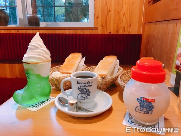 ▲体验名古屋特有早餐文化,コメダ珈t2店(Komeda Coffee)。(图/记者赖文萱摄)
