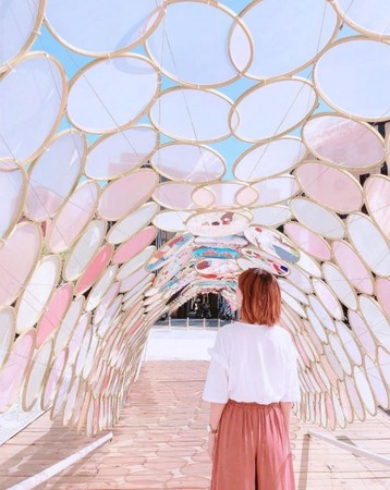 ▲柳川“2017台中故事景点装置展”。(图/IG@littlestar0202提供,请勿任意翻摄以免侵权)