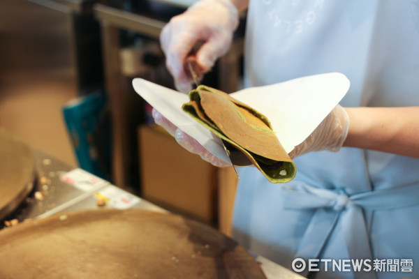 ▲东京必吃gelato pique cafe可丽饼开卖。(图/记者黄士原摄)
