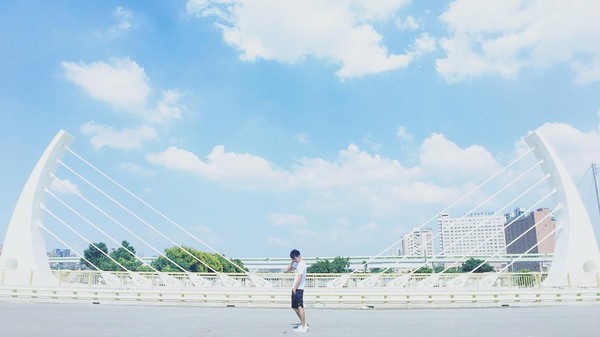 ▲台中边境桥。（图／网友pig7747提供，请勿随意翻拍，以免侵权）
