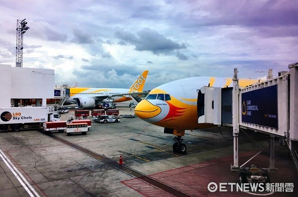 酷鸟航空。(图/记者蔡玟君摄)