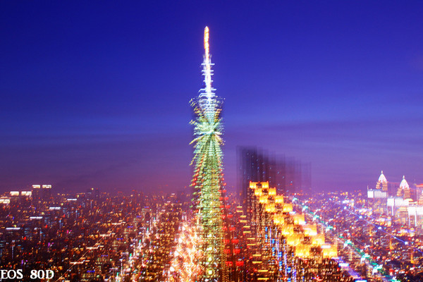 ▲台北101夜景虎山峰。(图/小白鲸摄)