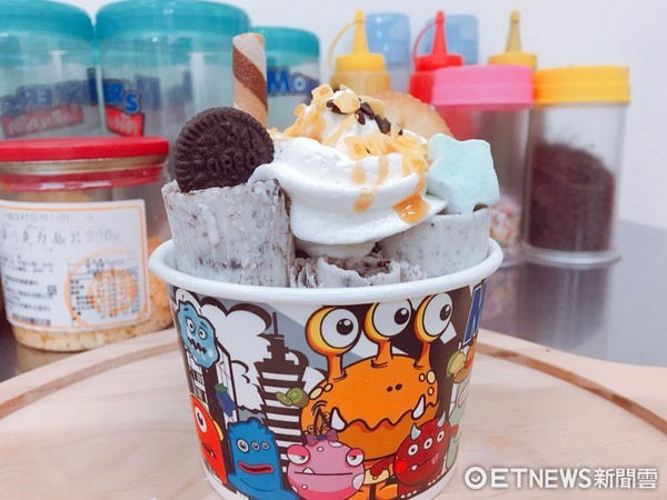 ▲Taiwan Monster泰国炒冰餐点。（图／记者华少甫摄）