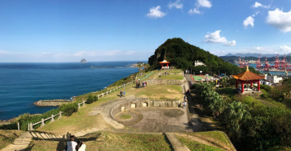 ▲基隆白米瓮炮台。(图/IG@yihansweet提供,请勿任意翻摄)