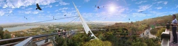 高雄大小岗山天空步道示意图(图/取自高雄旅游网粉丝专页)