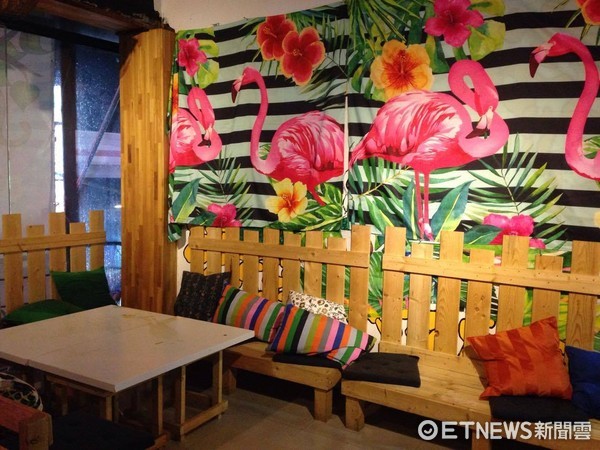 ▲Jungle city cafe bar。(图/记者彭怀玉摄)