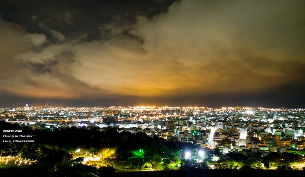 ▲台中,夜景。(图/摄影师《飞翔在天际》提供)