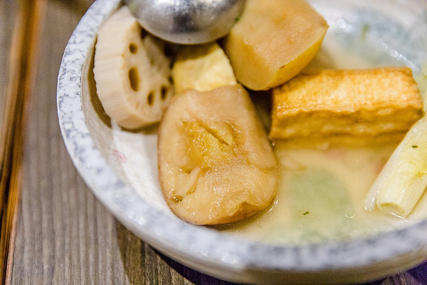 ▲新北深夜食堂六心关东煮锅物。（图／小虎食梦网提供）