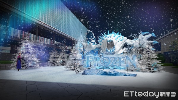 ▲冰雪奇缘嘉年华示意图。(图/台湾华特迪士尼提供)