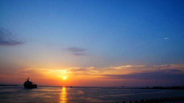 西子湾夕阳落日余晖(图/取自西子湾粉丝专页)