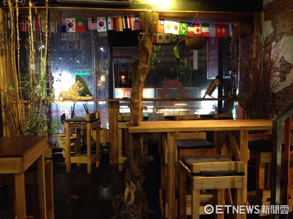 ▲Jungle city cafe bar。(图/记者彭怀玉摄)