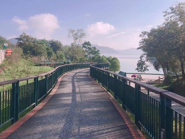 ▲南投日月自行车道。（图／网友王心慈授权提供，请勿随意翻拍，以免侵权。）