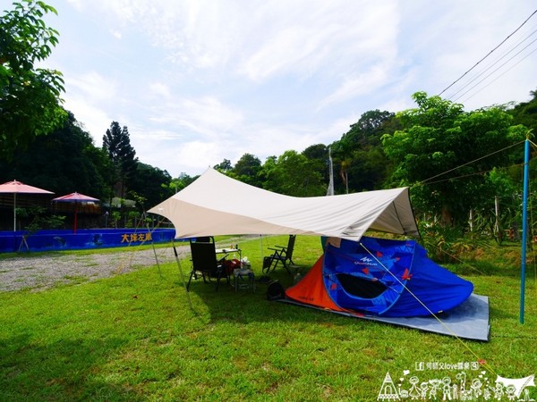 ▲苗栗大坪左岸亲子露营地。(图/何师父提供)