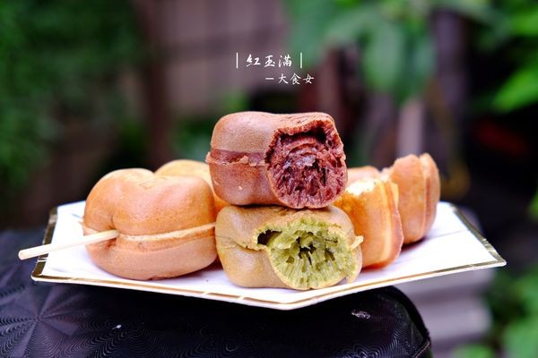 红玉满鸡蛋糕(图/网友大食女 in Wonderland提供,请勿随意翻拍,以免侵权。)