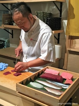 ▲温哥华Masayoshi寿司店。(图/海马老爸提供)