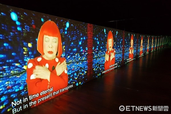 ▲新加坡国家美术馆-草间弥生展览。(图/记者杨筱柔摄)