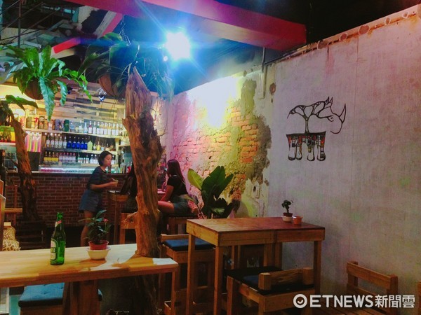 ▲Jungle city cafe bar。(图/记者彭怀玉摄)