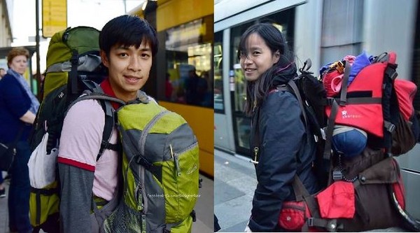 赖启文和赖玉婷夫妇带着三个小孩环游世界。(图/Sunny 背包流浪记提供)