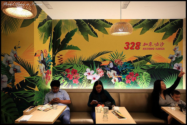 ▲台北火车站微风广场328加东叻沙(328Katong Laksa)。（图／小盛的流浪旅程提供）