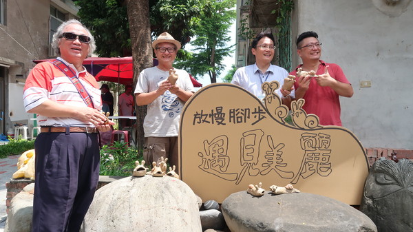▲枋寮艺术村有“牛”! 。(图/屏东县政府文化处提供)