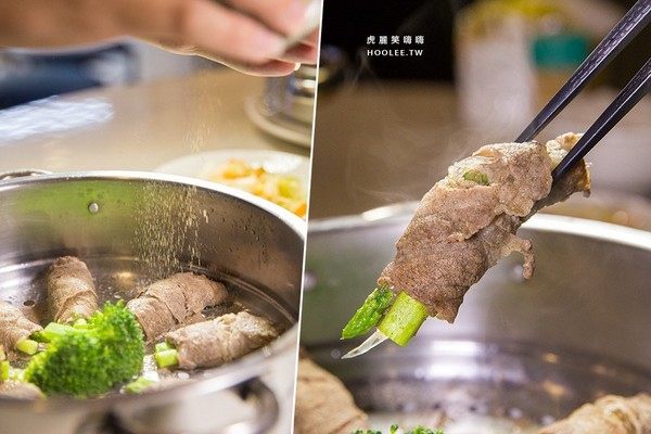鲨嗑海鲜锅物。(图/虎丽笑嗨嗨)
