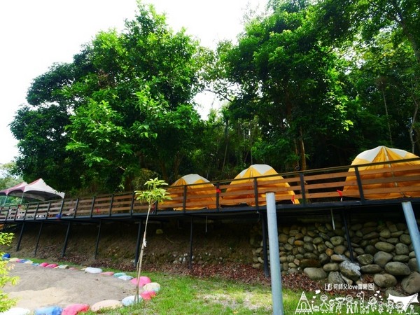 ▲苗栗大坪左岸亲子露营地。(图/何师父提供)