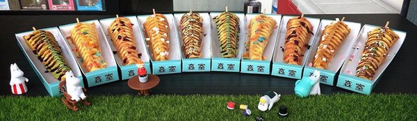▲森室圣诞树造型松饼。（图／森室提供）