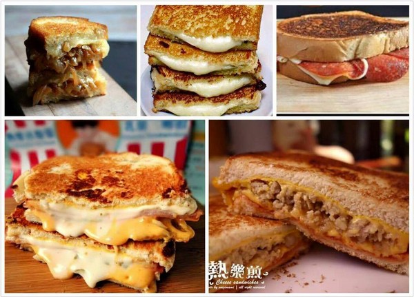 热乐煎爆浆乳酪三明治(图/翻摄自热乐煎爆浆乳酪三明治粉丝团)
