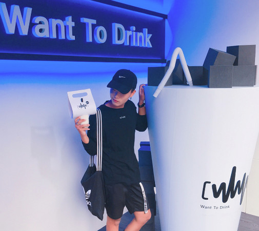 ▲想要饮茶 WANT To Drink。(图/IG@ronfat提供,请勿随意翻拍,以免侵权。)