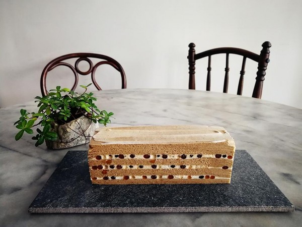 ▲%加tudio io design小珍珠奶茶千层、芋头西米露千层、小兔塔。(图/Studio io design授权提供)