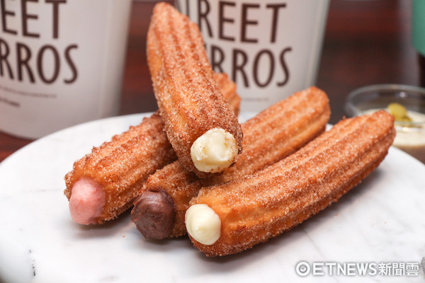 ▲%己???似?哦用朗秤treet Churros吉拿圈新口味。(图/记者黄士原摄)