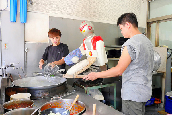 山西蕃茄牛肉刀削面。(图/橘子狗爱吃糖)
