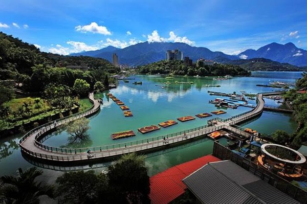 日月潭自行车道系统（图／交通部观光局日月潭国家风景区管理处提供）