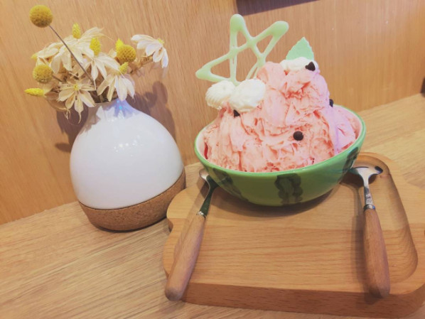▲板桥新开幕小冰店，巢a little nest。（图／IG@qian_yu_wang提供，请勿任意翻摄）
