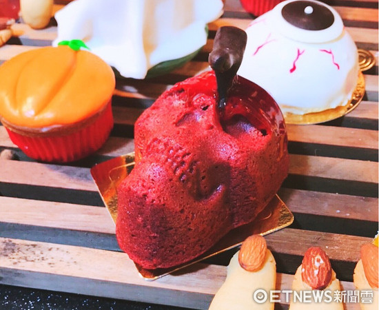 ▲饭店推万圣节甜点。(图/福容饭店提供)