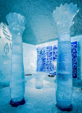 ▲瑞典冰旅馆抢先看。(图/ICEHOTEL粉丝页)