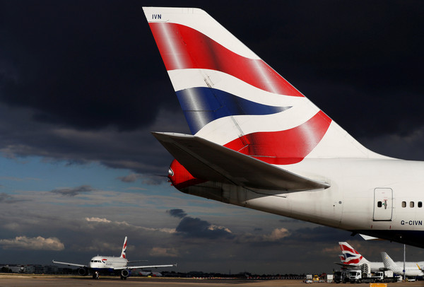 英国航空公司(British Airways)。(图/路透社)