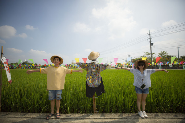 ▲鸟仔惊惊惊地景艺术。(图/西拉雅国家风景管理处提供。)