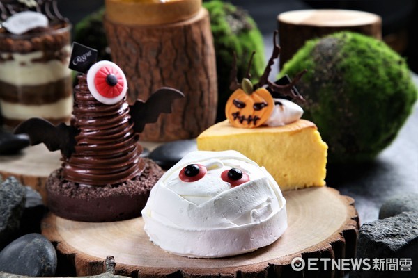 ▲晶华万圣节甜点。(图/记者黄士原摄)