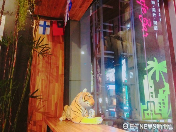 ▲Jungle city cafe bar。(图/记者彭怀玉摄)