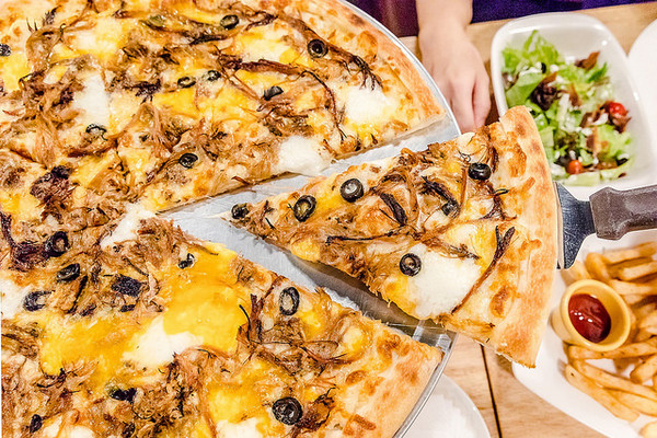 ▲永安市场站美食Pizza Doppio。(图/小虎食梦网提供)