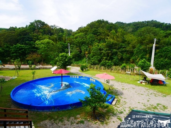 ▲苗栗大坪左岸亲子露营地。(图/何师父提供)